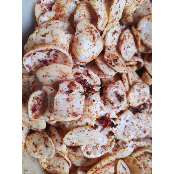 

Kerupuk seblak bumbu daun jeruk 250gr