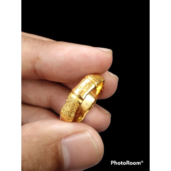 cincin emas murni 5gram 24k emas 999 asli cincin fashion emas asli