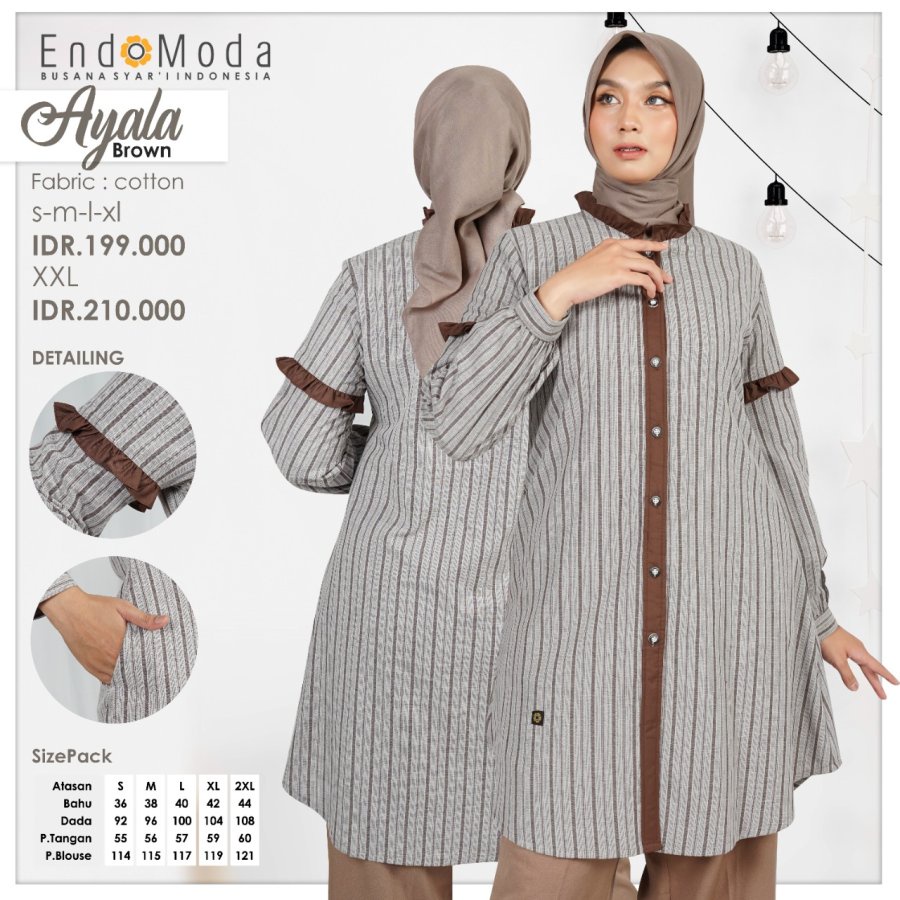 Baju Tunik Endomoda AYALA Terbaru Best Seller Original [COD]