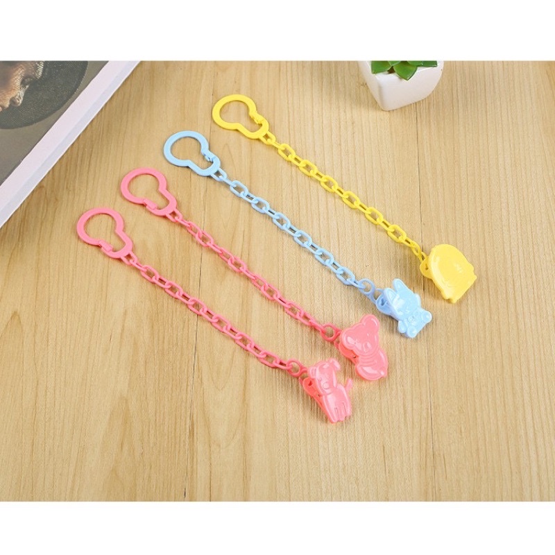 Tali Gantungan Empeng Baby Klip Rantai Penjepit Dot Bayi Teether Clipper Pacifier Holder