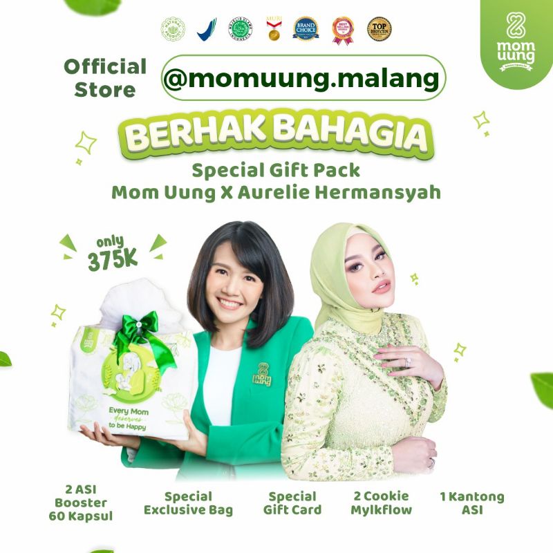 SPECIAL GIFT PACKAGE BERHAK BAHAGIA MOM UUNG/ MOMUUNGMALANG/MOMUUNGSINGOSARI