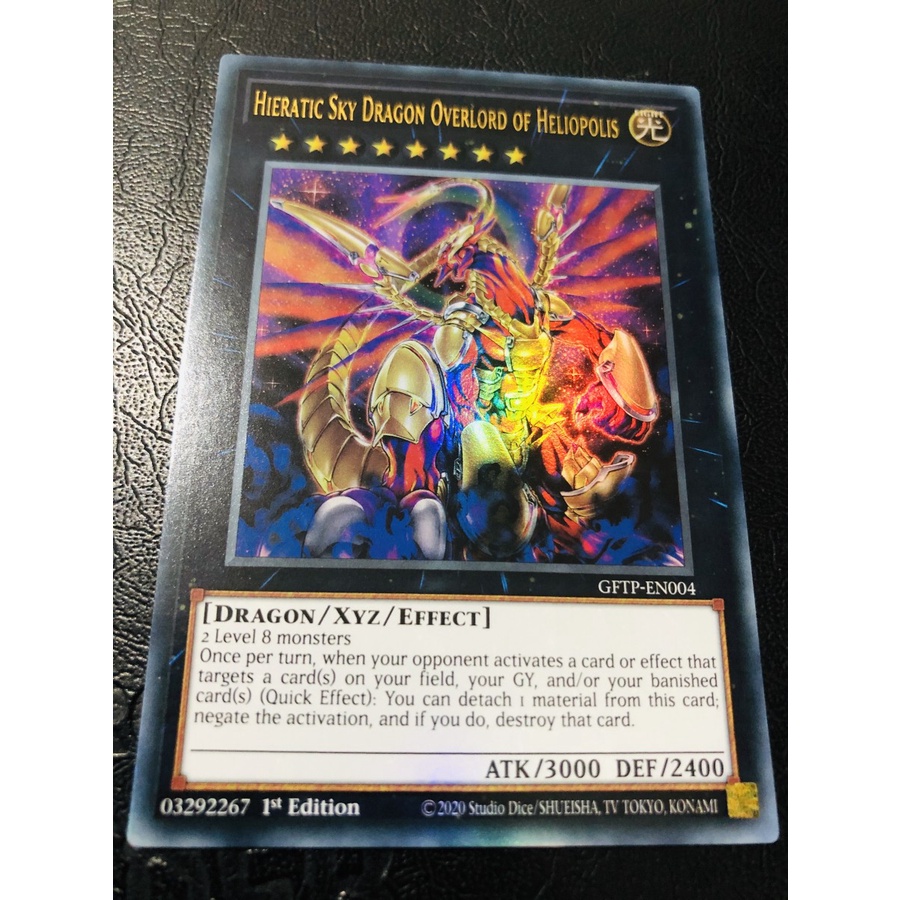 kartu yugioh original hieratic sky dragon overlord of heliopolis ultra