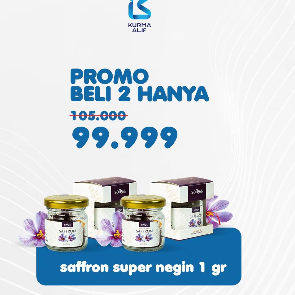 

☛ 100% dijamin kualitas Saffron Safron Super Negin 0.25 - 2 gr Premium Original SAFIYA HERBAL .,,.,.,