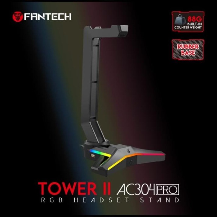 Fantech TOWER II AC304 Pro RGB - AC-304 Pro Headset Stand Gaming