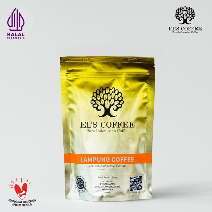 

[BISA COD] EL'S COFFEE LAMPUNG GOLD 200GR