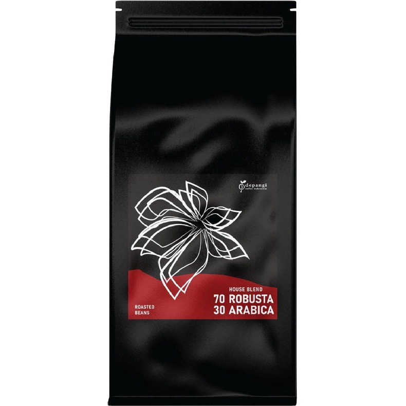

House Blend 70% Robusta 30% Arabica, Roasted Beans, Biji Kopi, Kopi, Kopi Robusta, Robusta Premium, Kopi Arabica, Arabica Premium, Depangi Coffee