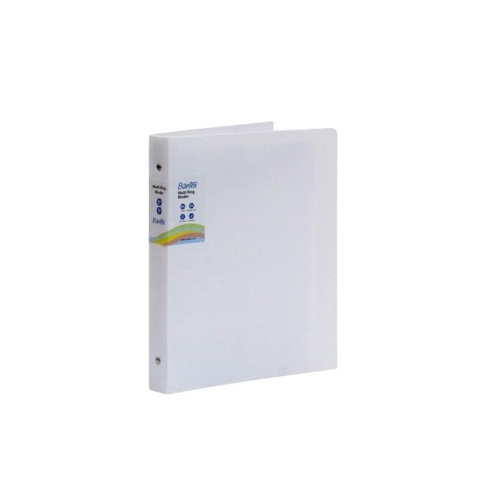 

TBMO BANTEX MULTIRING BINDER TRENDY WARNA POLOS A5 20 RING 3124