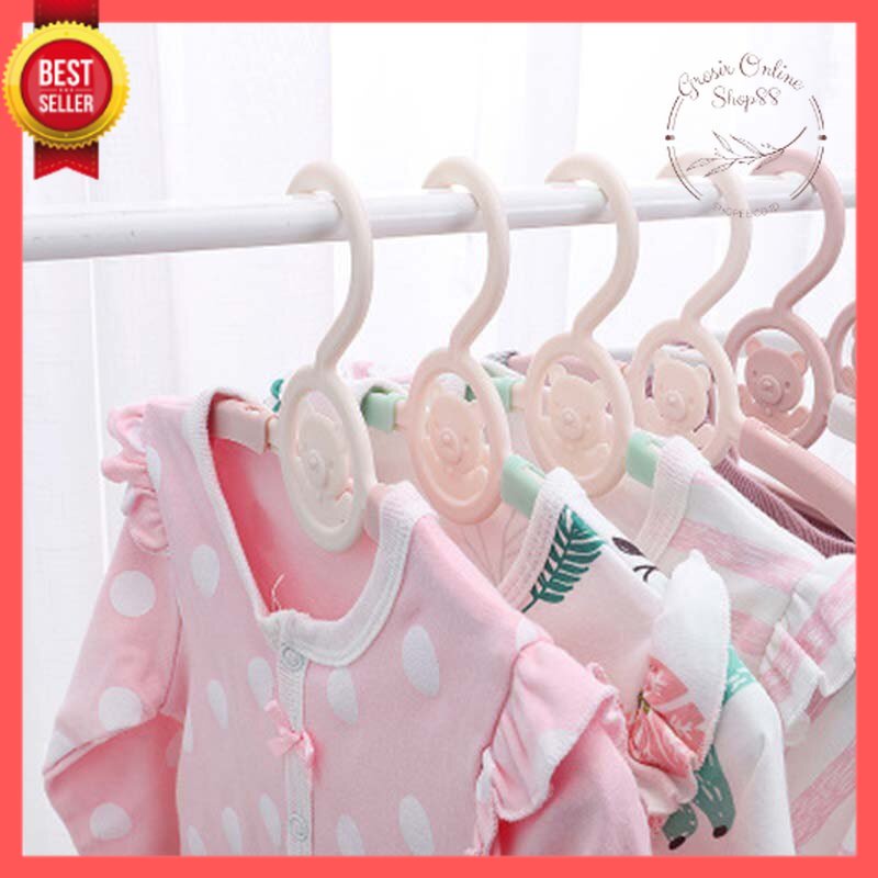 GOS -H305- Gantungan Baju Mini - Gantungan Baju Bayi - Gantungan Plastik Mini Baju Bayi