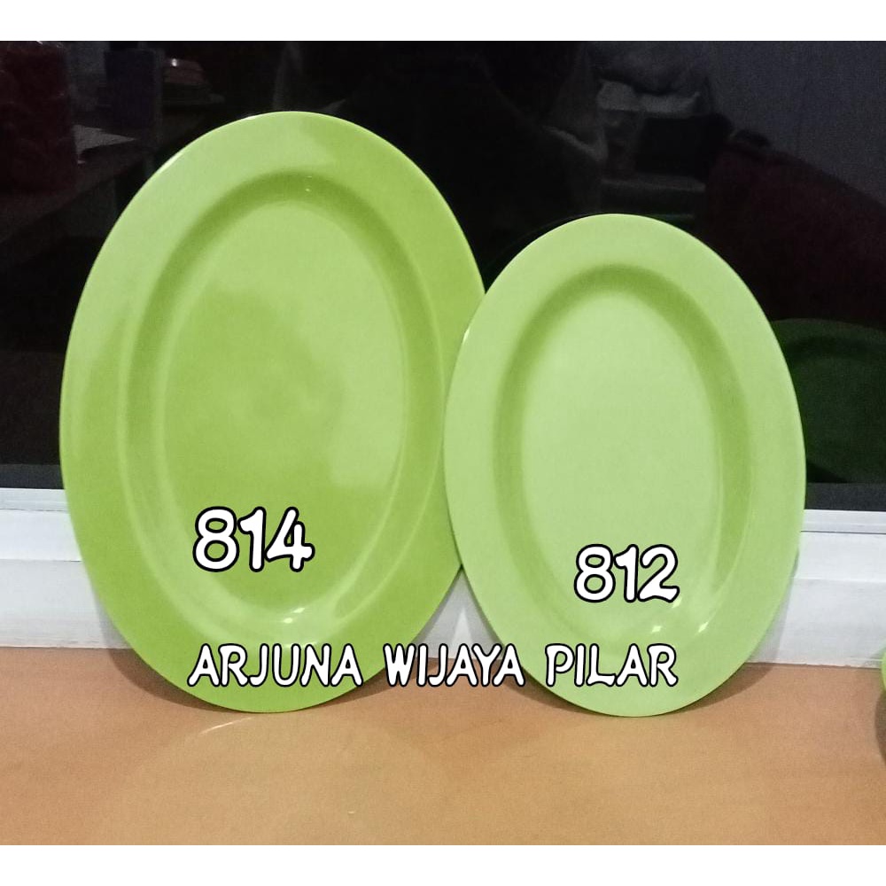 Piring Melamin Saji Oval 812 &amp; 814