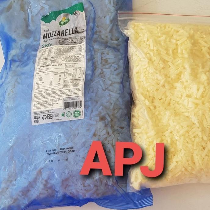 

mozarella parut 1kg repack arla TERLARIS TERPERCAYA ORIGINAL