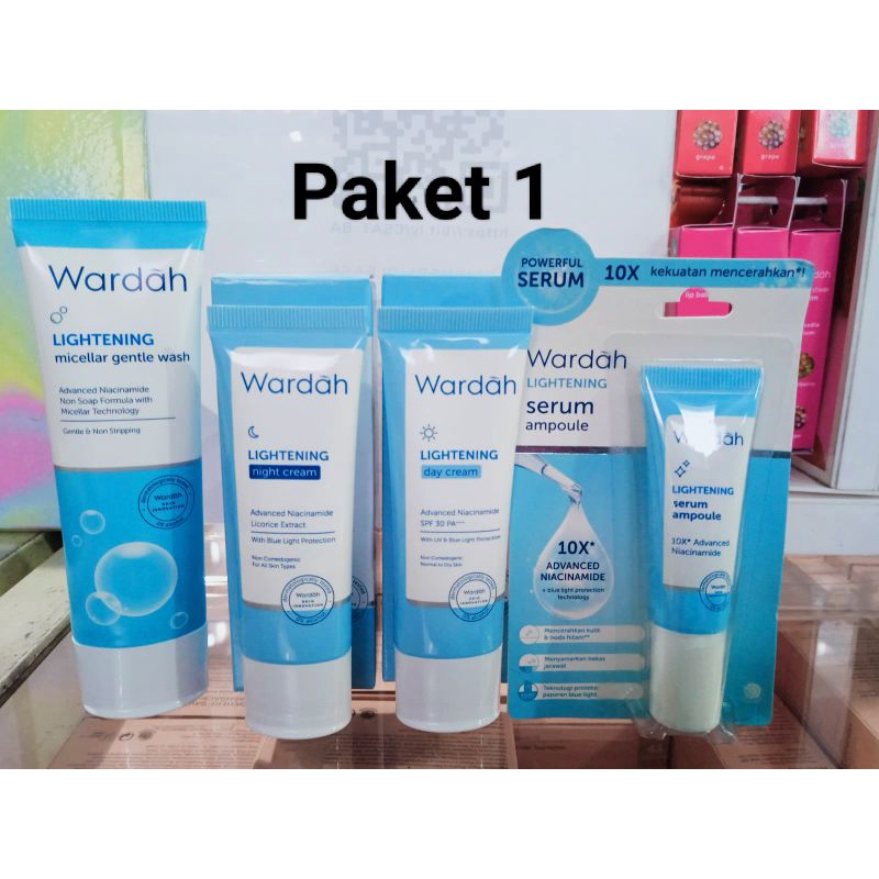 Wardah Paket Murah - Paket Cerah Glowing