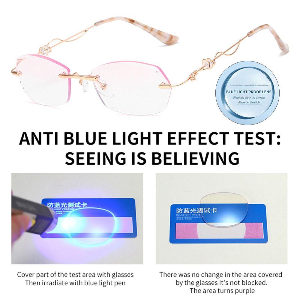 Kacamata Baca Nanas Frame Kantor Klasik Sederhana Anti-Cahaya Biru