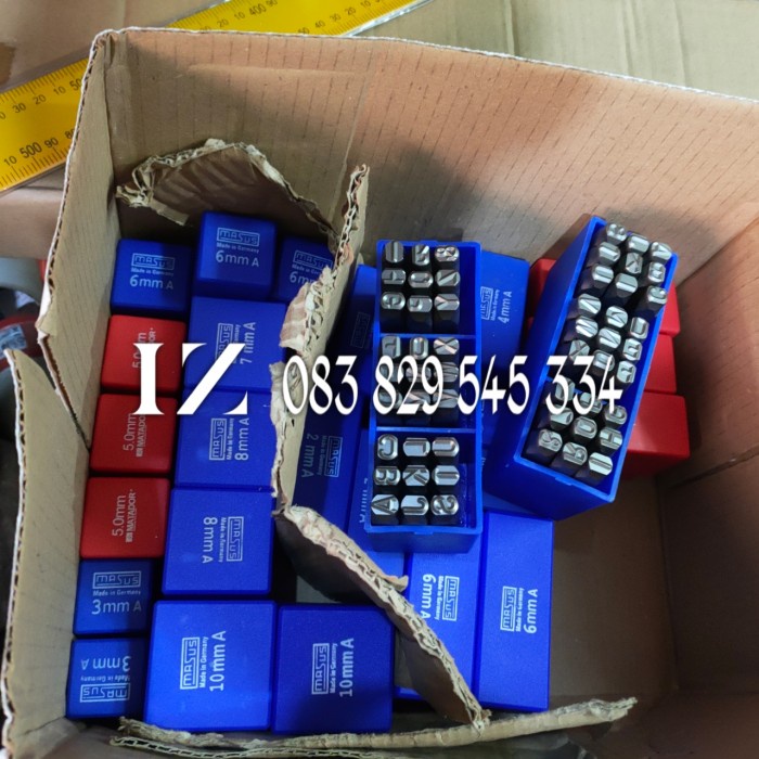 Mataobeng Ketok Huruf Dan Angka Masus Germany Alat Ketok 7 Mm 8 Mm 9 Mm 10 Mm