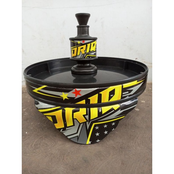 Sangkar Tebok Lovebird PVC Motiv Oriq 3D