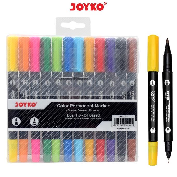 

Color Permanent Marker / Penanda Permanen Berwarna Joyko PMC-27