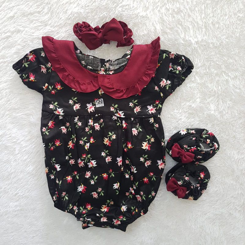 Baju bayi Ribbon Flo Jumper