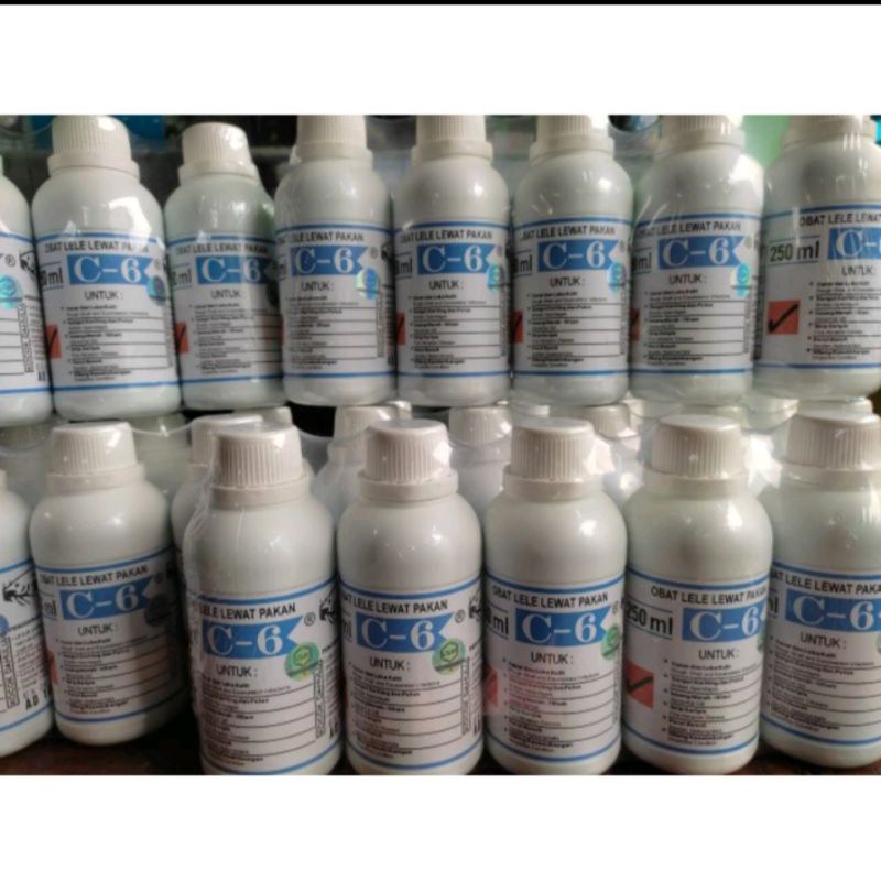 C6 Obat Ikan Obat Cacar Obat Ikan Lele 250ml