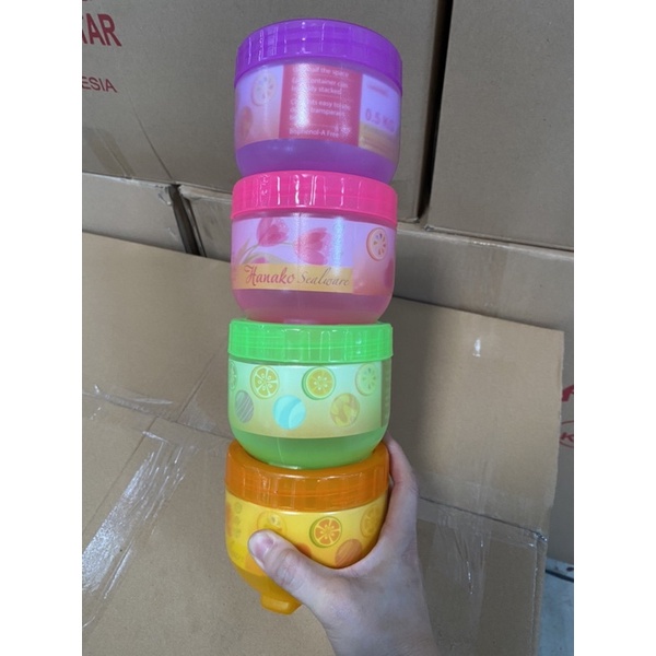 Rizkyonline88 Toples snack makanan motif Hanako 0.5 kg HANAKO SW007