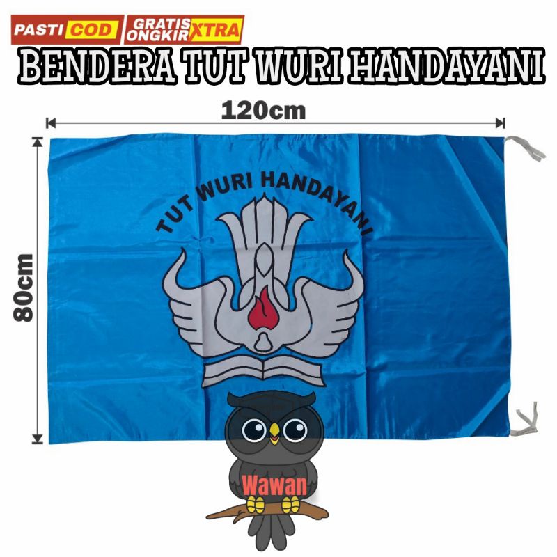 BENDERA OSIS BENDERA TUT WURIHANDAYANI 80X120CM