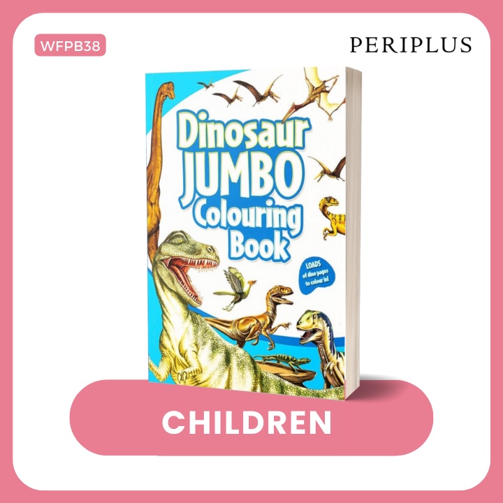 Dinosaur Jumbo Colouring Book - 9781788241380