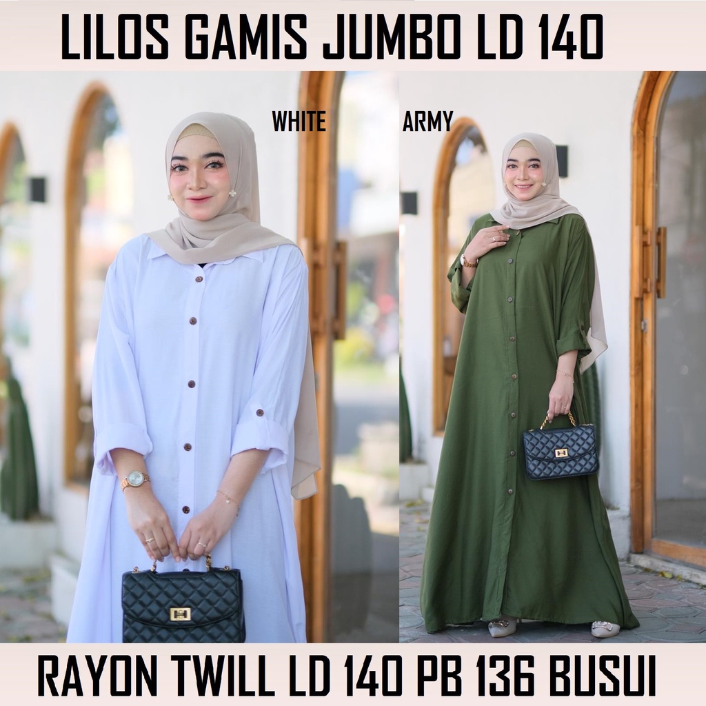 CUCI GUDANG GAMIS JUBAH BAGUS BERKELAS PESTA JUMBO LD 140