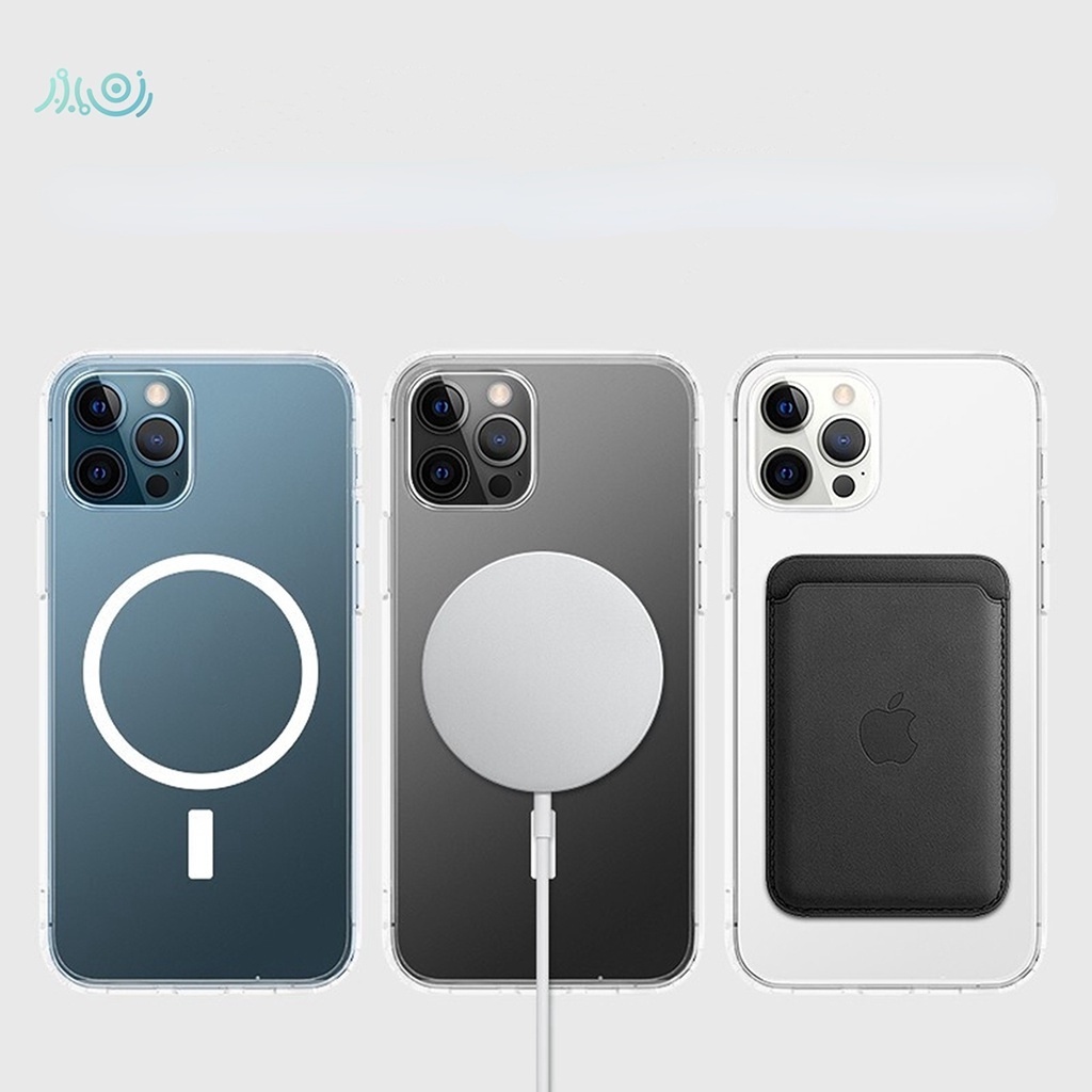 Casing Magnetik iPhone 11 12 13 Pro Max 7 8 Plus X XS Max XR SE 2020 7 + 8 + Plus 12 13 mini Transparan