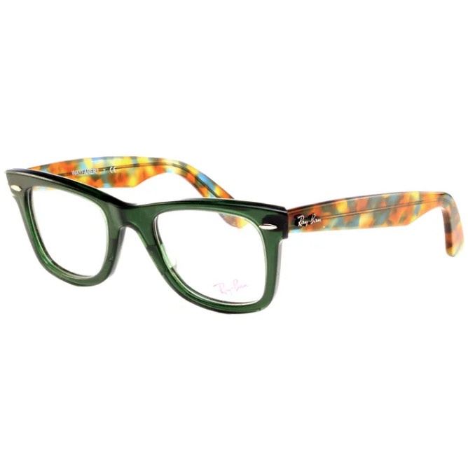 {NoriStore} Ray-Ban Frame Kacamata Rayban Wayfarer RX 5121F 5630 Green Limited