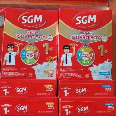 SGM eksplor advance SOYA 1+ plus susu formula anak usia 1-5 tahun VANILA /MADU 700gr.