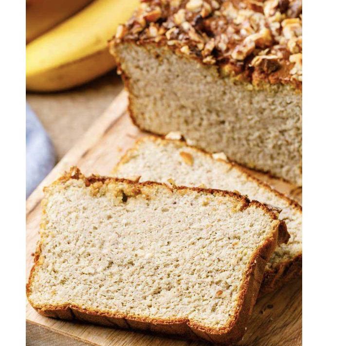 

(M(24)✓) NUDE BAKE Vegan Skinny Banana Bread Gluten Free, Dairy Free, Low Calorie, No Refined Sugar, Roti trending