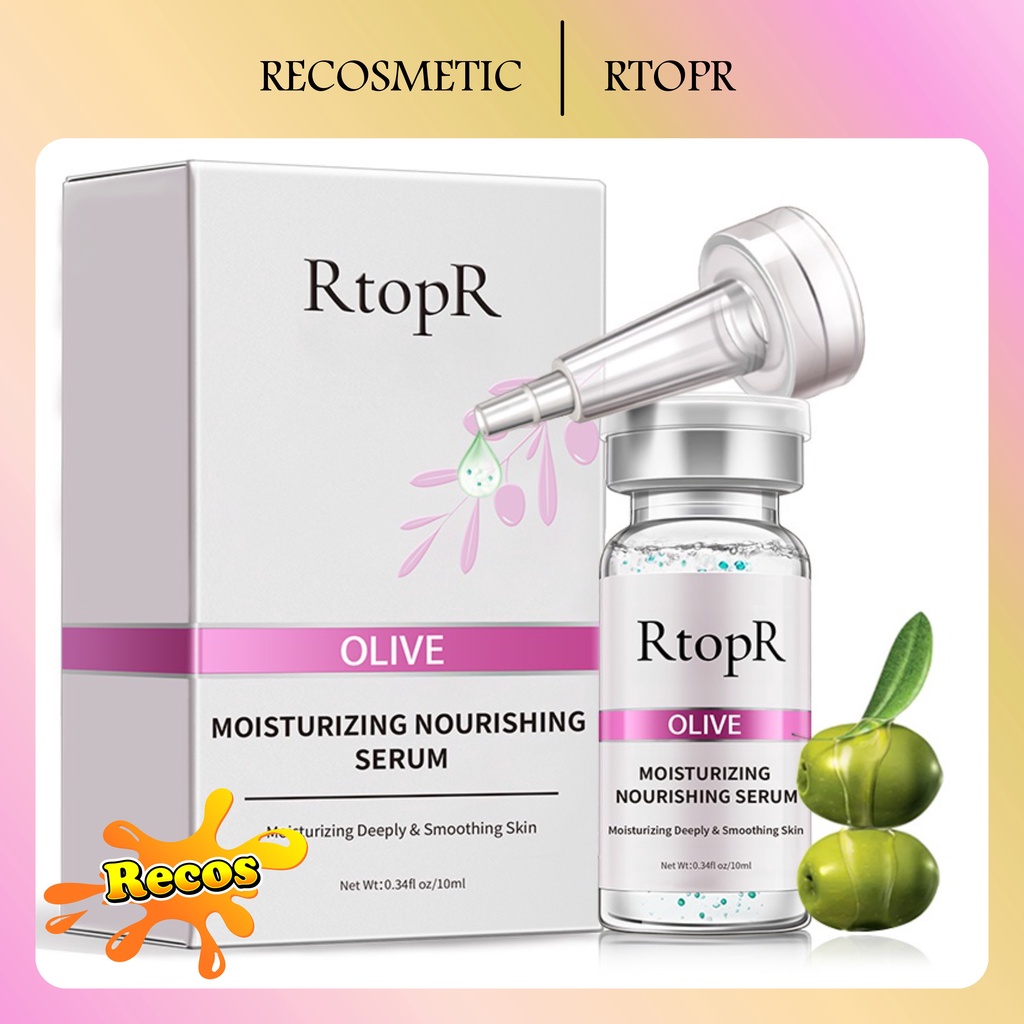 RTOPR Olive Moisturizing Nourishing Liquid Perawatan Wajah Anti Penuaan, Essence Perawatan Jerawat