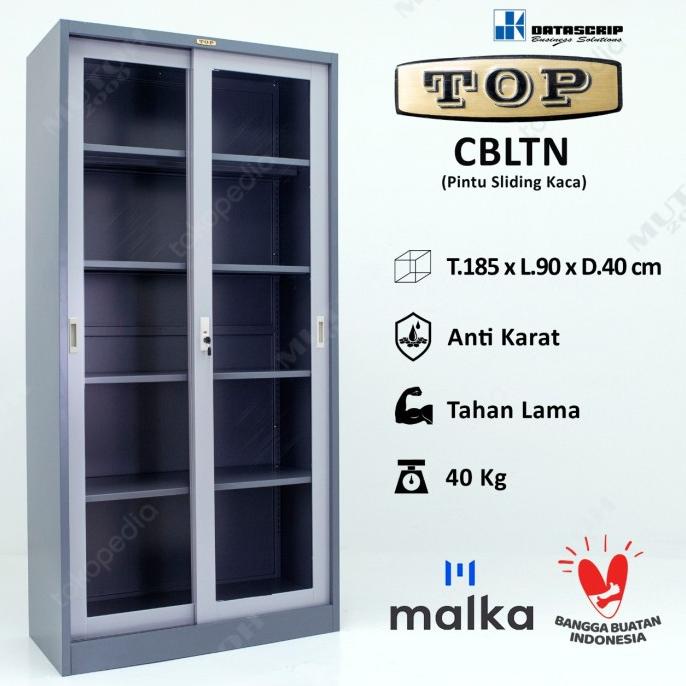 

BIG SALE TOP CBLTN BY DATASCRIP LEMARI ARSIP BESI PINTU SLIDING KACA SALE