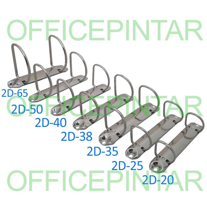 

RING MEKANIK BINDER 2 LUBANG D DIAMETER 4CM 2D-40 PD133-2-40/26