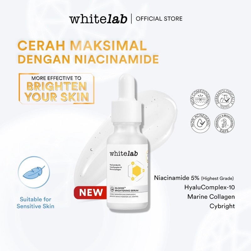 Whitelab N5-Dose+ N10-Dose+ Brightening serum pemutih wajah N5 N10 Dose intense brightening booster skincare WHITELAB whitelab original whitening