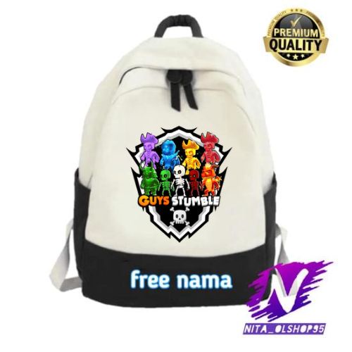 tas sekolah anak stumble guys skin sultan