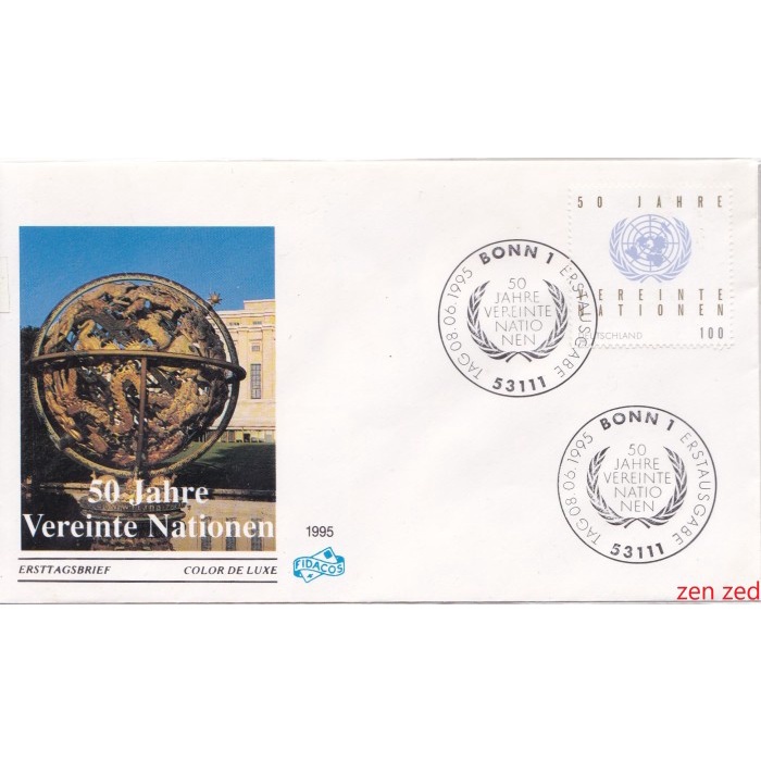 

A412 Perangko United Nations 1995 United Nations 1 Pcs