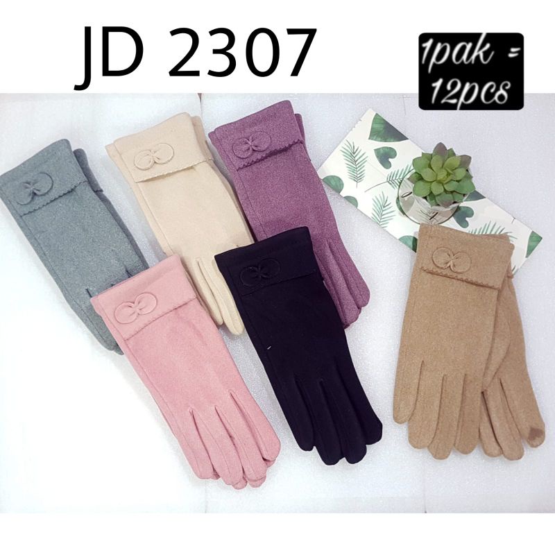 sarung tangan wanita spandex touch screen jd 2307