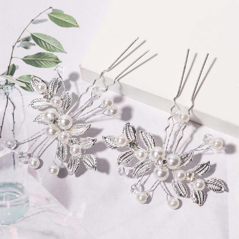 Anggun Hairpin - Tusuk Konde Aksesoris Sanggul Rambut Warna Silver &amp; Gold