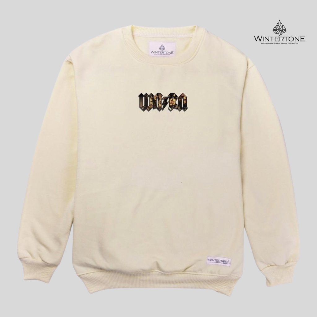 Sweater Crewneck Pria Distro Lokal Brand Original WINTERTONE Simpel Series 1 Suiter Kruneck Oversize WNTRN Krunek Fleece Tebal Over Big Size Jumbo