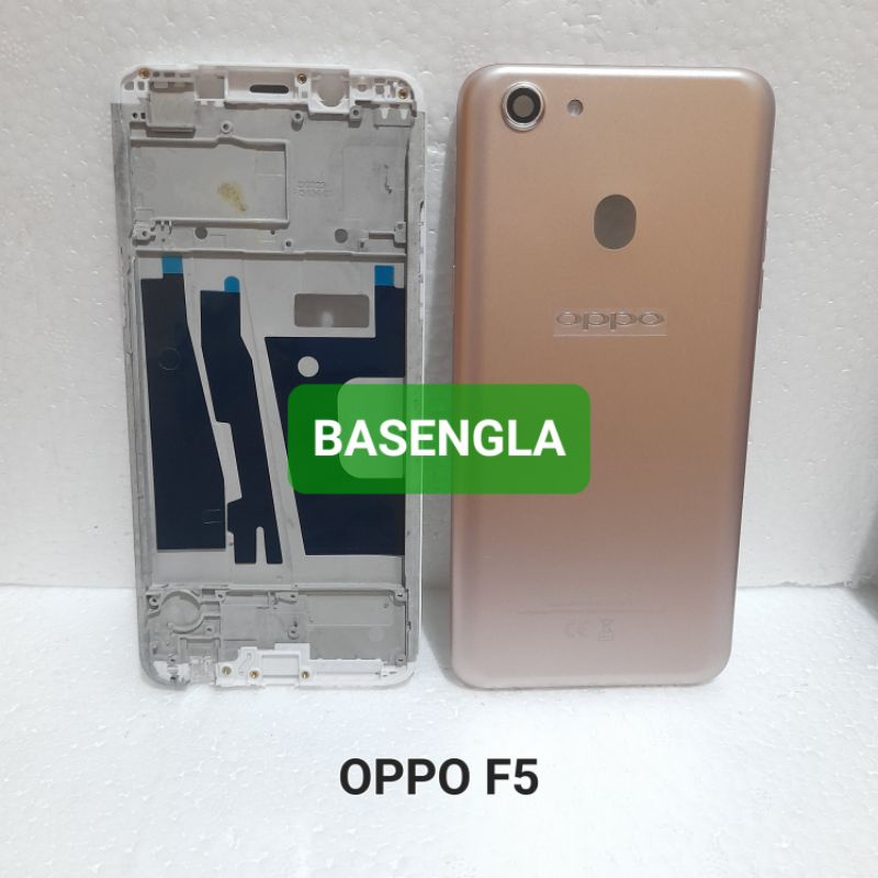 KESING HOUSING CASING OPPO F5 FRAME + BACKDOOR