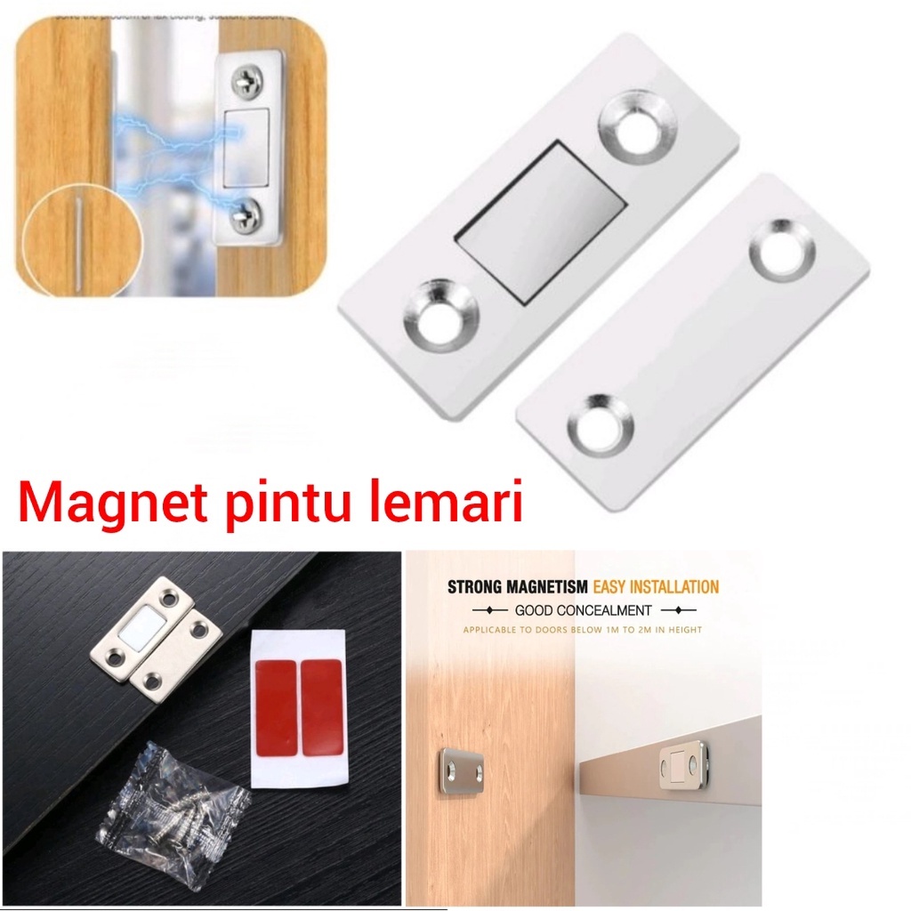 Magnet otomatis pintu laci lemari perekat / penutup pintu otomatis