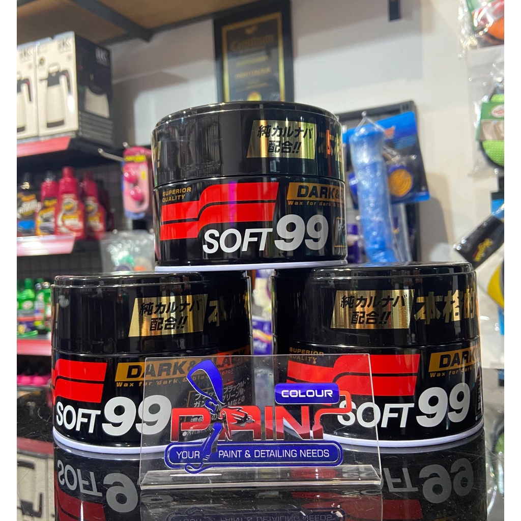 Wax Dark &amp; Black Wax 300g Soft99 Hitam Original Japan