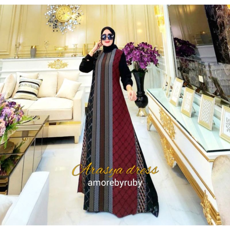 Gamis wanita terbaru ARASYA DRESS DJH