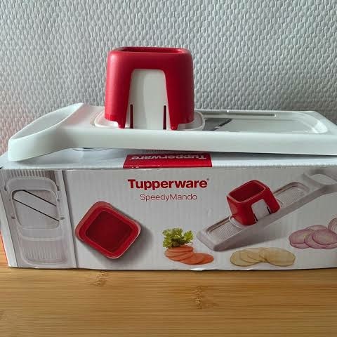 Tupperware Speedy Mando Alat Pengiris Bawang / parutan keripik kentang