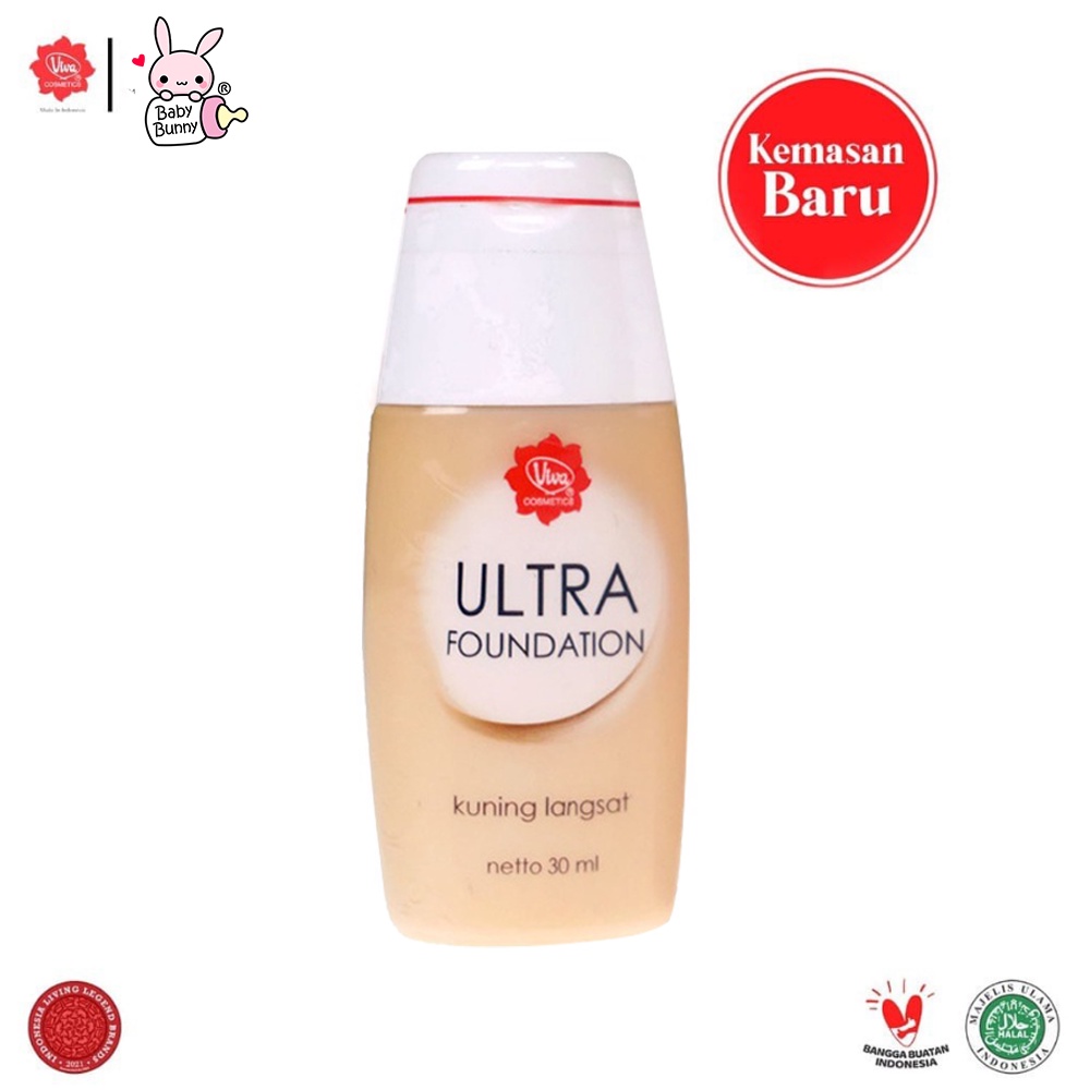 ❤ BELIA ❤ Viva Ultra Foundation Alas Bedak 30ml BPOM Halal