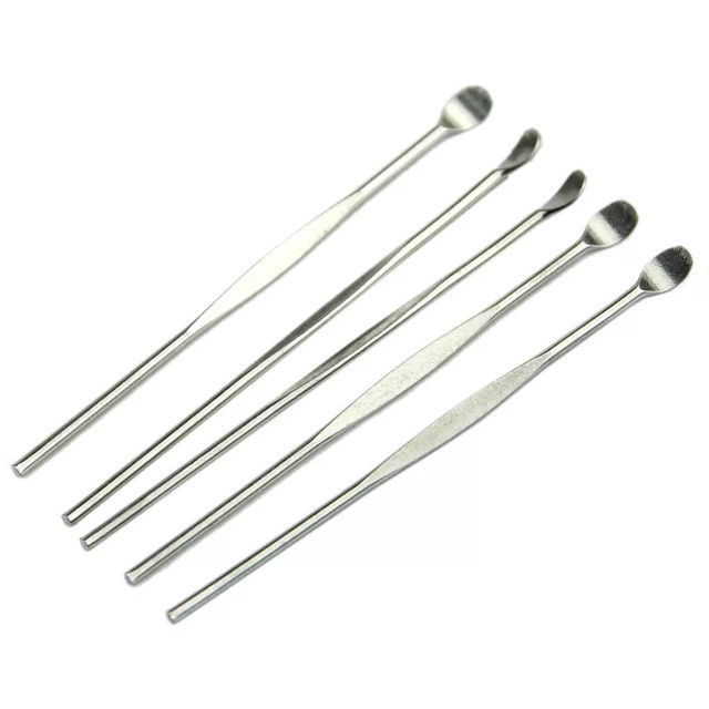 [1 PCS] Korek kuping besi lurus 1pcs korek kuping murah pembersih telinga 1an stainless ear pick