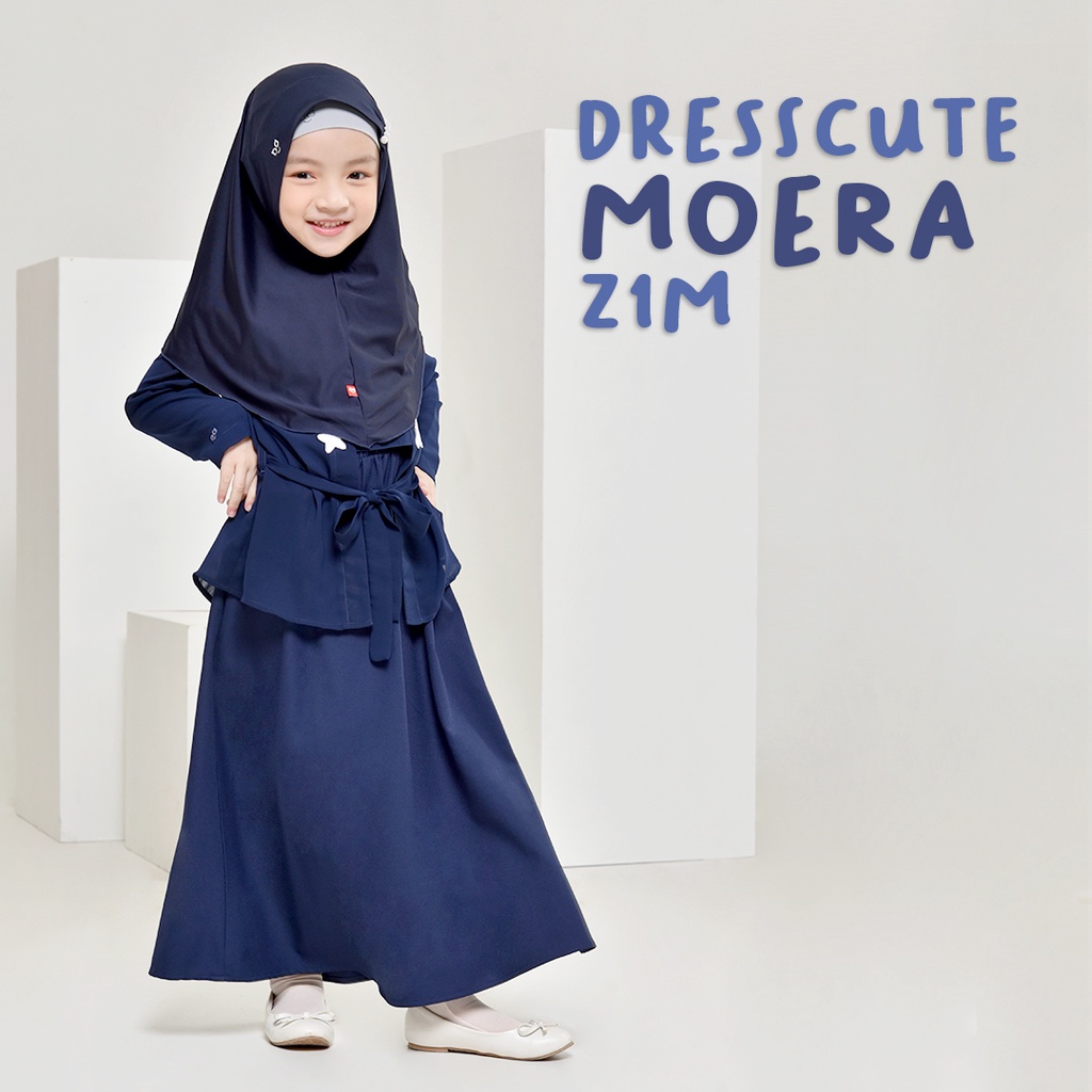 Bani Batuta - Gamis Drescute Anak Moera Exclusive-604	 Navy