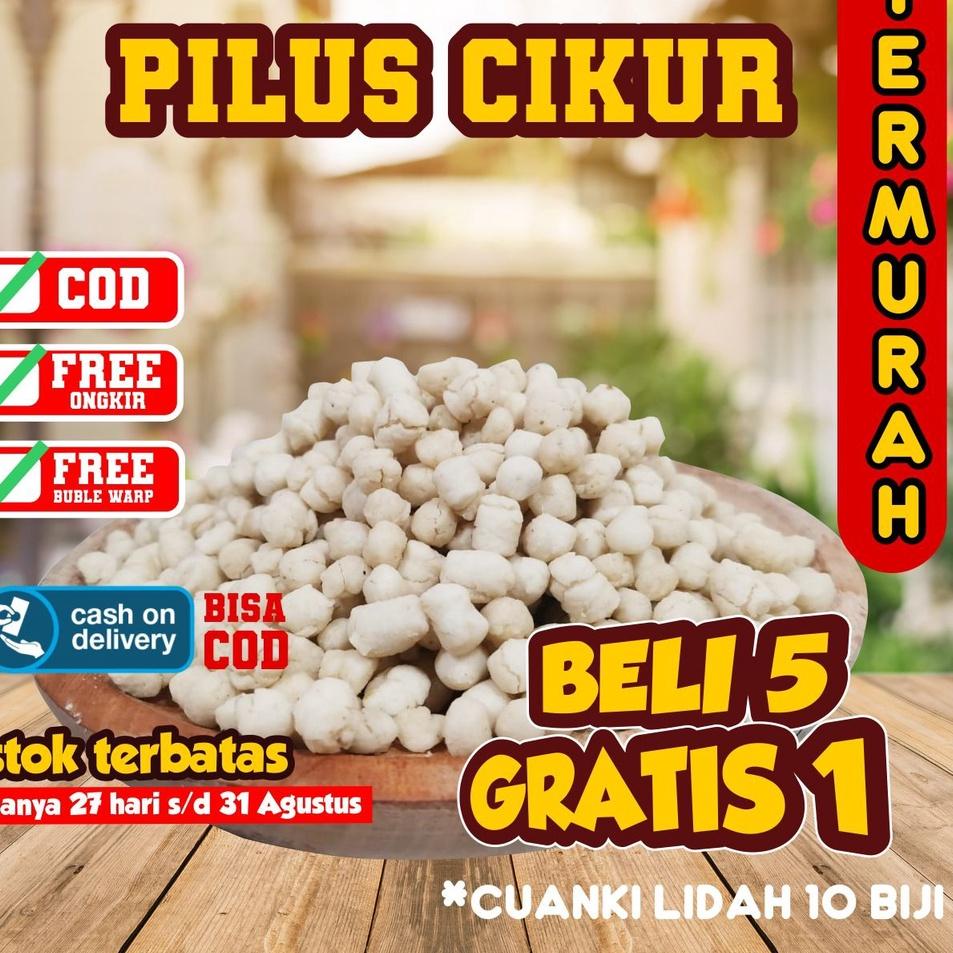 

Terbaru PILUS CIKUR 1KG TERMURAH SIOMAY MINI 1 KG TERMURAH TOPING BASO ACI ASLI GARUT CUANKI LIDAH TAHU