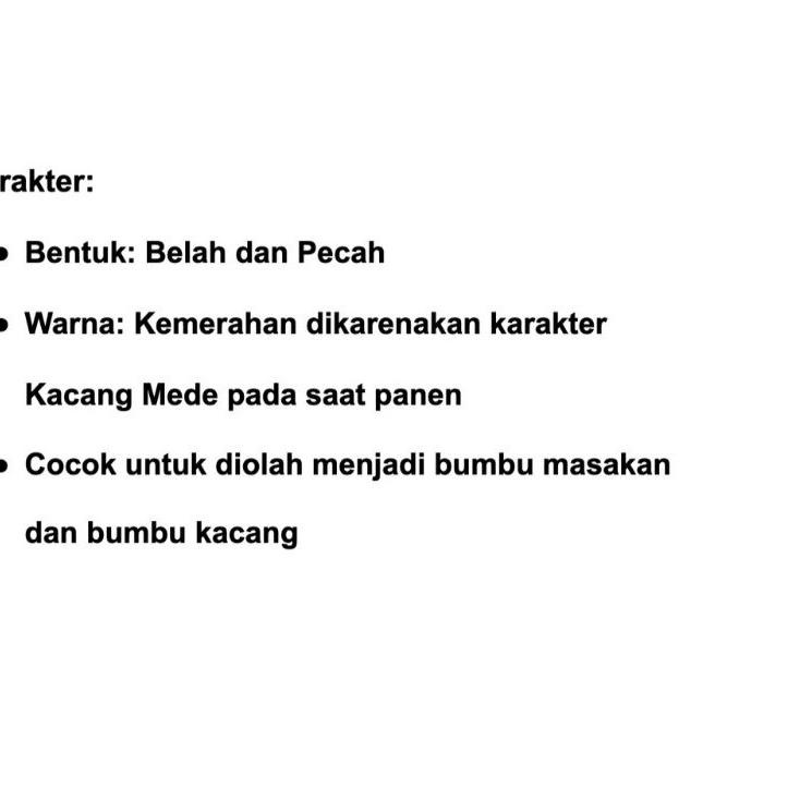 

️✔️✔️ KACANG MEDE PECAH MENTAH / KACANG MEDE BELAH 1KG !!