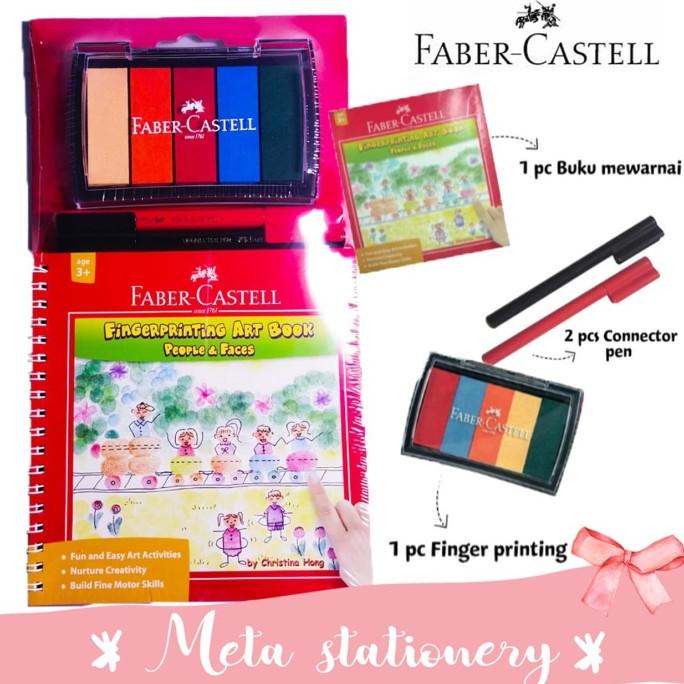 

NEW SALE FINGER PRINT ART SET FABER CASTELL BERKUALITAS
