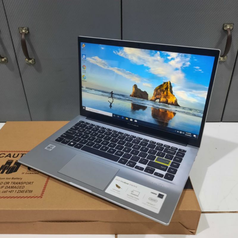 Laptop Asus Vivobook X413J Core i3-1005G1 Gen 10Th Dualpenyimpanan: 128Gb + 128Gb SSD UHD Graphics, Super Slim Windows 10